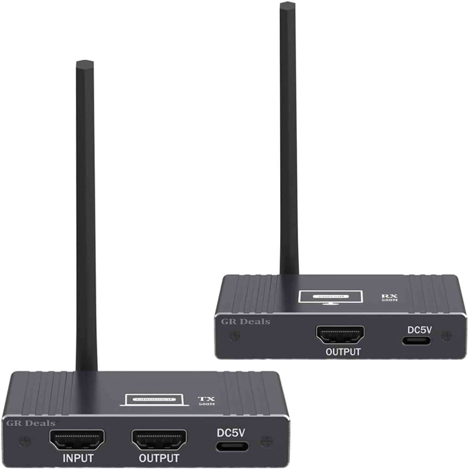 GR Deals Wireless HDMI Transmitter and Receiver,1080P Wireless HDMI Extender Kit, Plug and Play, 500M/ 1640Ft, for Streaming Video to Display/Projector from Laptop, PC, Gaming Console.-image-43