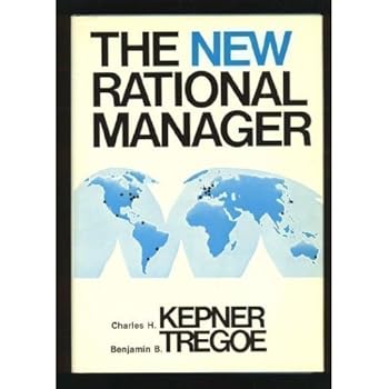Hardcover The New Rational Manager by Charles H. Kepner (1997-07-30) Book