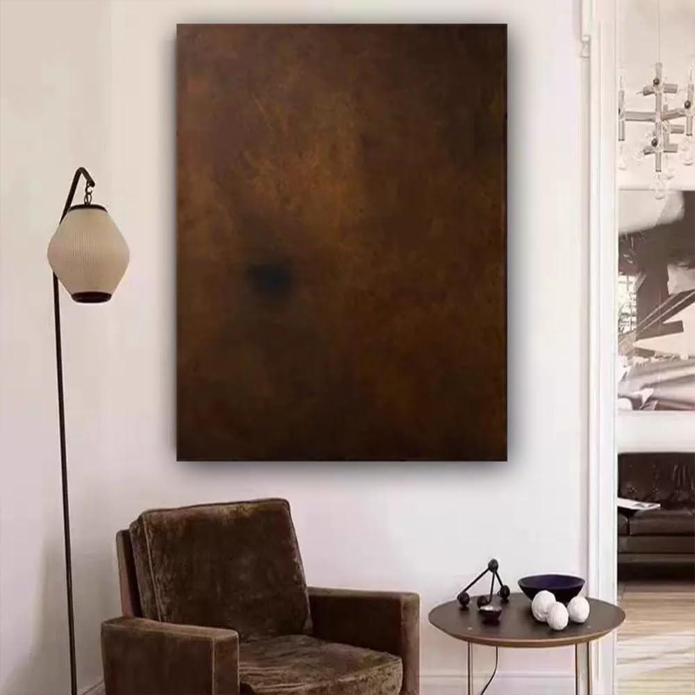 Abstrakcyjny obraz ścienny w stylu nordyckim na płótnie, nowoczesna wielkoformatowa drukowana fototapeta z teksturowanym obrazem, (80 x 120 cm (32 x 47 cali) czarna rama)