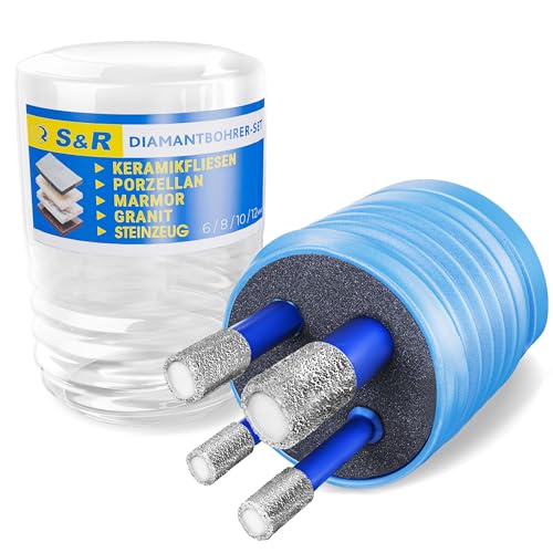 S&R 252 Pro Diamantbohrer-Set 4-tlg