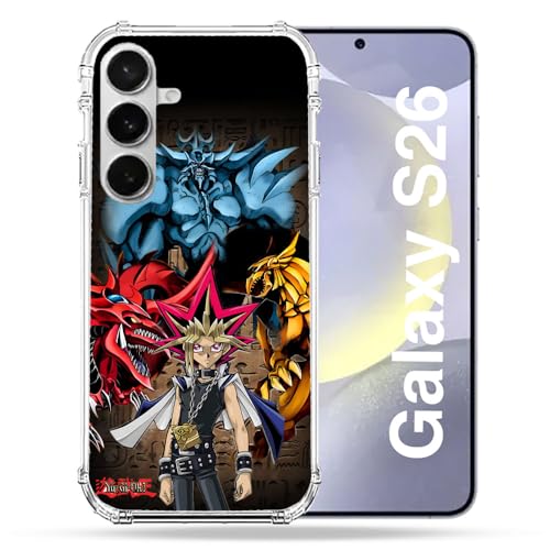Coque Samsung S26 YU Gi Oh antichoc renforcée transparente pour smartphone