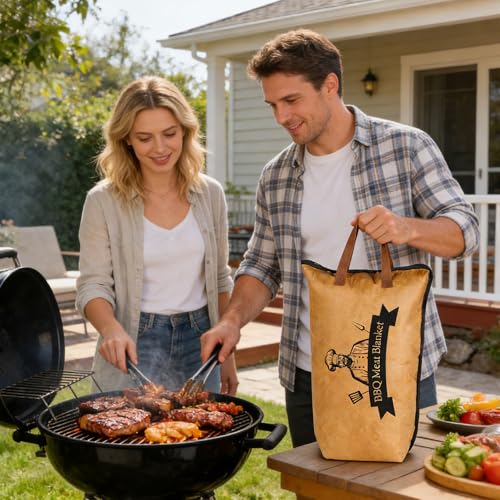 Manta para BBQ para reposar carnes grande e impermeable reutilizable 3