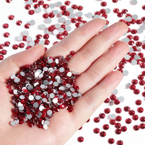 Image of Beadsland Flat Back Crystal Rhinestones Bulk, Siam, SS20, 14400pcs