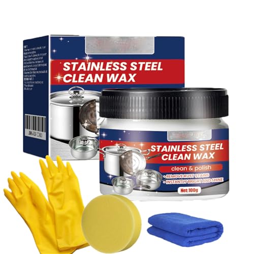 Removedor de arañazos de acero inoxidable para electrodomésticos, pasta limpiadora multiusos mejorada 2025, kit de reparación de arañazos para horno, fregadero, nevera, utensilios de cocina (1 unidad)