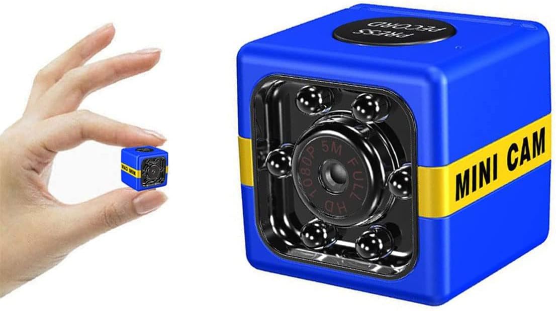 Mini Spy Camera HD 1080P Hidden Camera,Portable Small Nanny Cam,Tiny Camera with Motion Detection,Home Security Cameras for Indoor,Outdoor,Pet