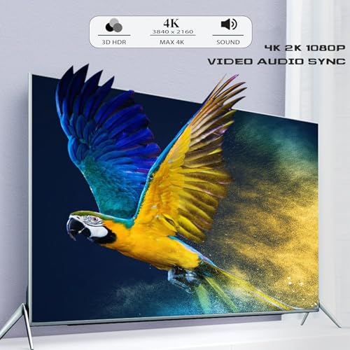 Image of USB Type C to HDMI Cable 6.6FT (2 Meter) - 4K@30Hz, 2K@144Hz Ultra High Speed 48Gbps Cord for Laptop, MacBook Pro /Air, PS5, Chromebook, TV, iPad & Tablet - UHD Quality
