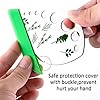 Herb Stripper, Jiaedge Green 9 holes Stainless Steel Kitchen Herbs Leaf Stripping Tool, Metal Herb Peeler for Kale, Collard Greens, Thyme, Basil, Rosemary Stripper #2
