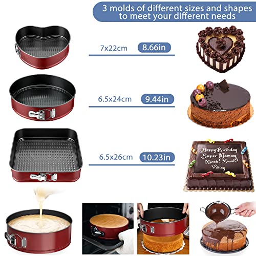 Mulevip Kuchenform Set mit Springform und Zubehör
