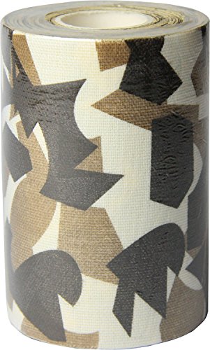 New-HALE テーピング テープ ロールタイプ AKT カラー カモ柄 10cm×5m 761639 ホワイト