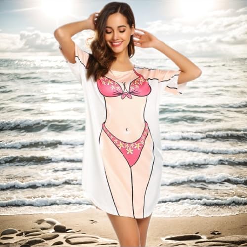 T-shirt bikini à manches courtes pour vos journées plage