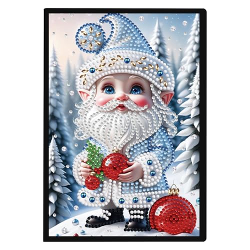 Cuaderno de bocetos TDFERAN de Papá Noel, el regalo artístico de diamantes perfecto