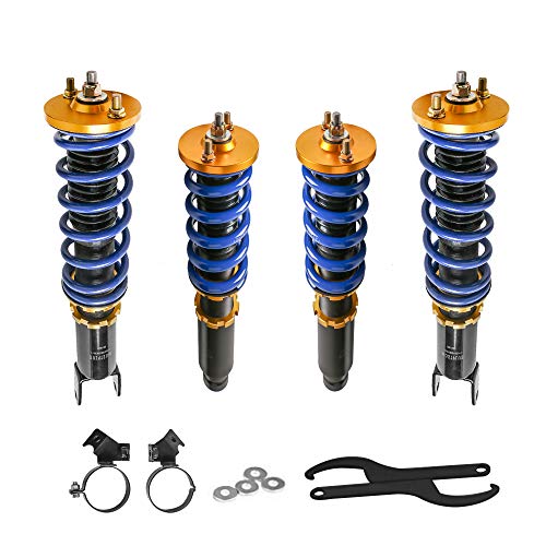 MOSTPLUS Adjustable Height Coilovers Struts Compatible for 1994-2001 Acura Integra (Set of 4)