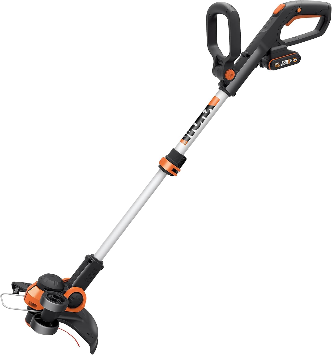 WORX WG743E Kosiarka Akumulatorowa, 20 V, do 500 m² & WORX Wg163E.1 20 V Akumulatorowa Podkaszarka do Trawy z Akumulatorem LitowoJonowym