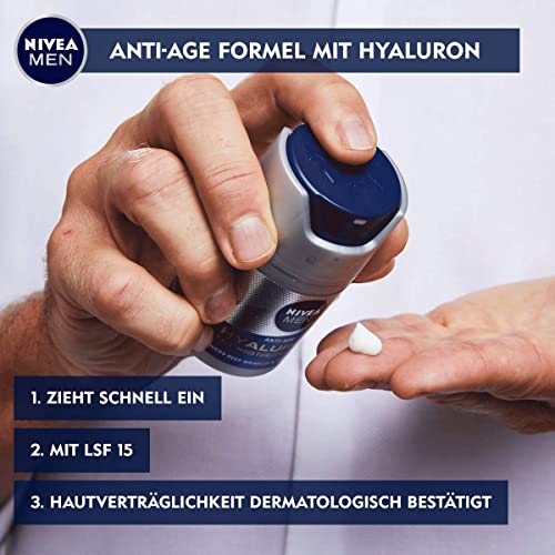 Nivea Men Anti Age hijaluronska hidratantna krema, 50 ml