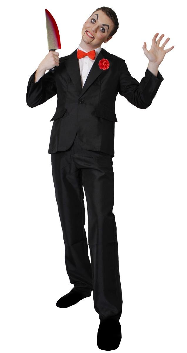Buy KILLER VENTRILOQUIST DUMMY COSTUME DEMON DUMMY FANCY DRESS
