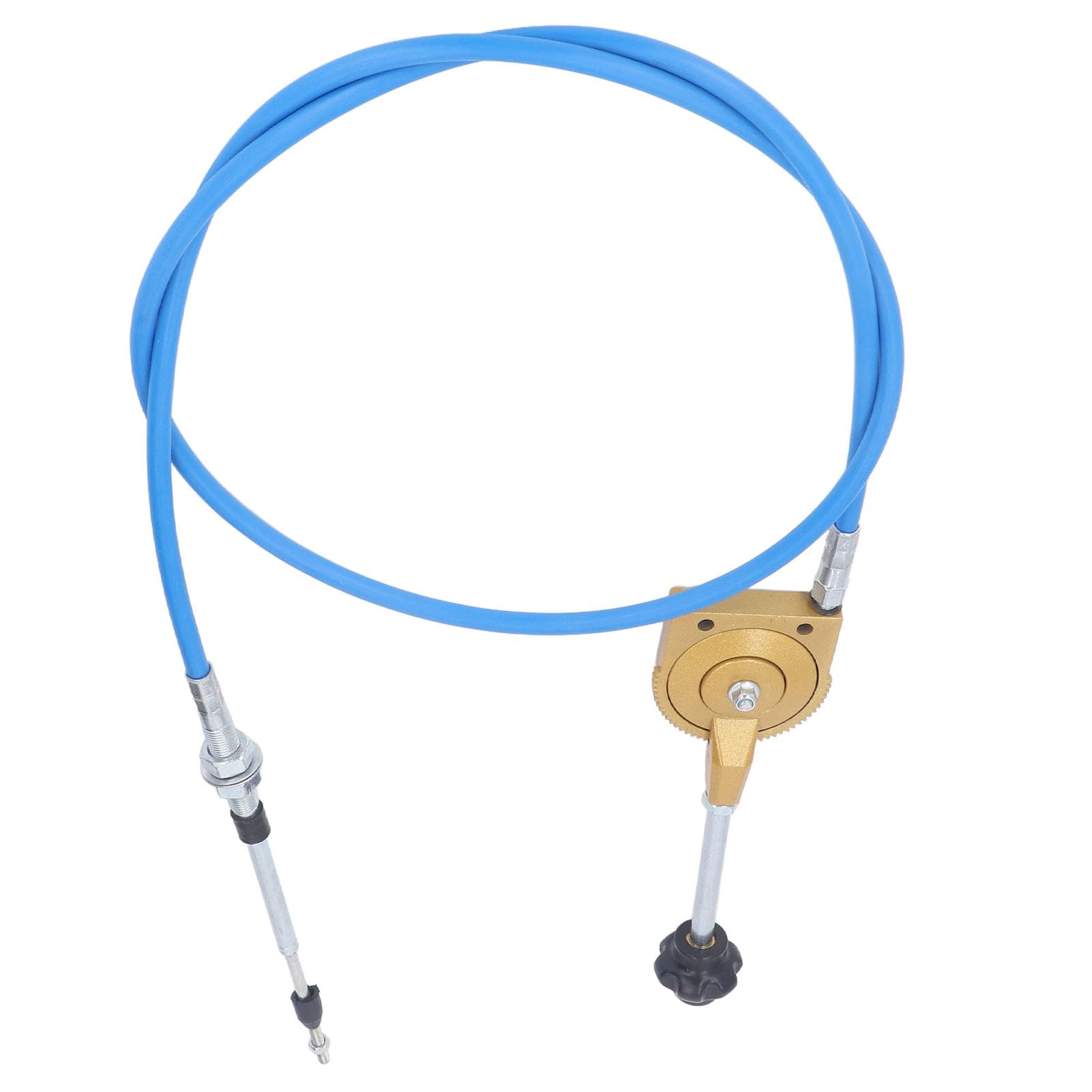 Ausla Cable de Acelerador Manual para Excavadora, Material PU, Conectores de Acero Inoxidable, Cable de 5 M para Excavadoras y Camiones Mezcladores