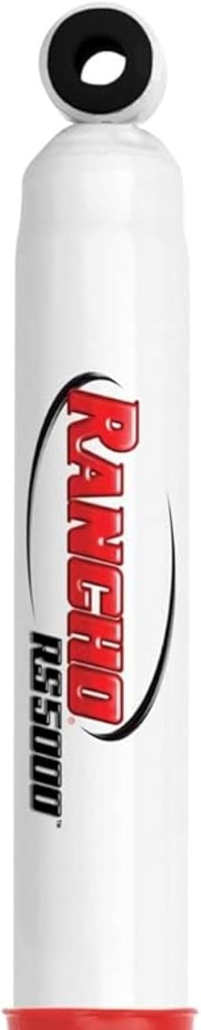 TrendsAuto Single Rancho RS5000 Series Steering Stabilizer fits 2017 2024 F350 Super Duty 4WD with Original Equipment Manufacturer Steering Damper Mounts | Includes TrendsAuto Decal