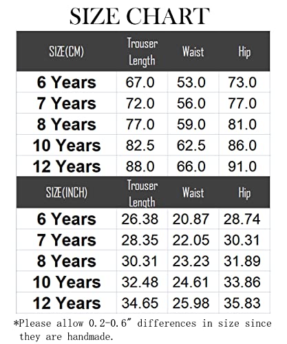 Girls Long Trousers Elastic Waist Pants Casual Split Hem Wide-Legged 3-4T Pink #TOP5