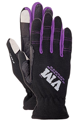 JF Reitsport RH-68031834 Gants Femme, Violet, FR : L (Taille Fabricant : L)