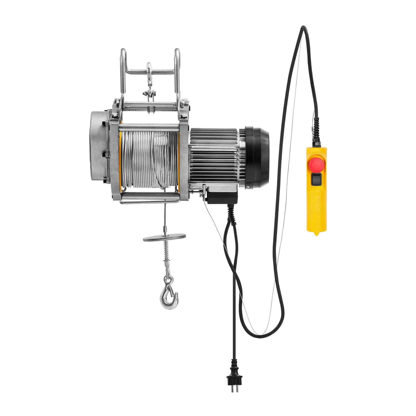 MSW MSW-ET-250 Polipasto 1300 W Hasta 250 kg 60 m Elevador eléctrico para taller Polipasto de cable