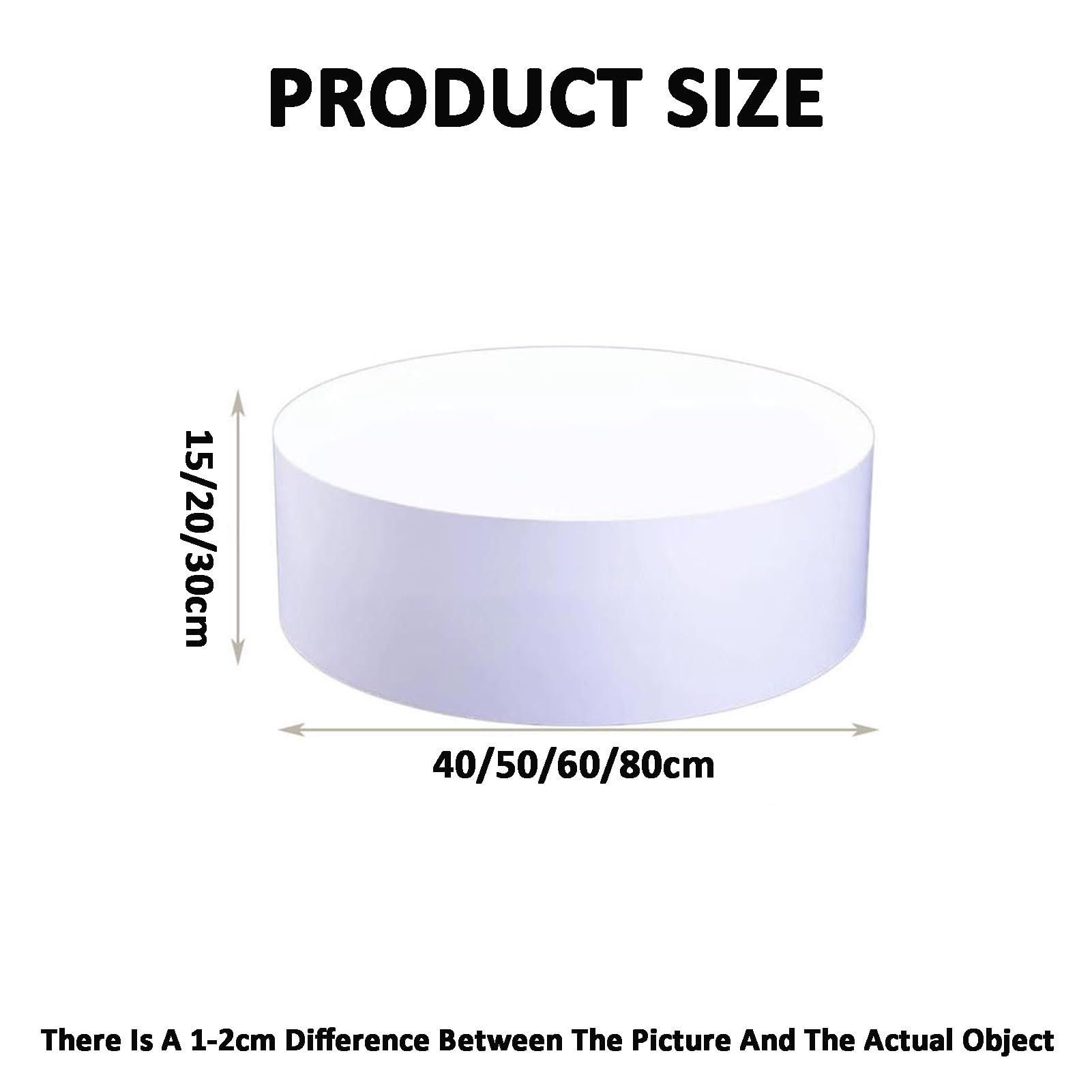 Supporto bianco da esposizione per manichini, 40 x 20 cm, base per vetrina per negozi di abbigliamento, vendita al dettaglio e per la casa, perfetto per presentazioni aziendali