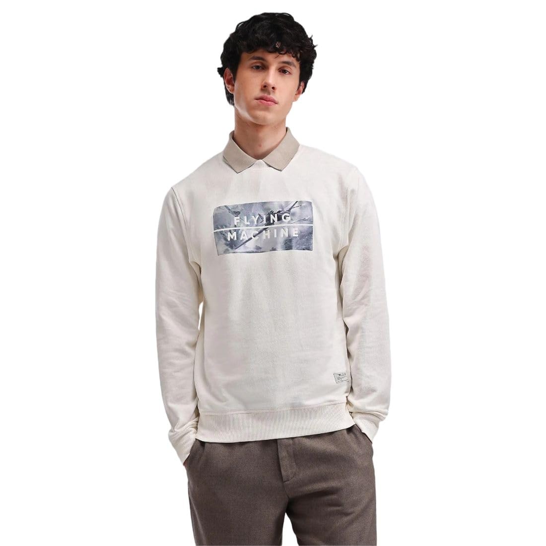flying machine Men's Regular Fit Sweatshirt| Printed-picture-42