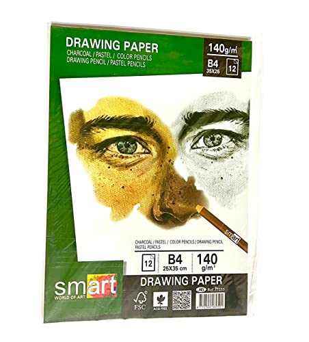اسكتش رسم 140 جرام سمارت - 20 ورقة (B4)