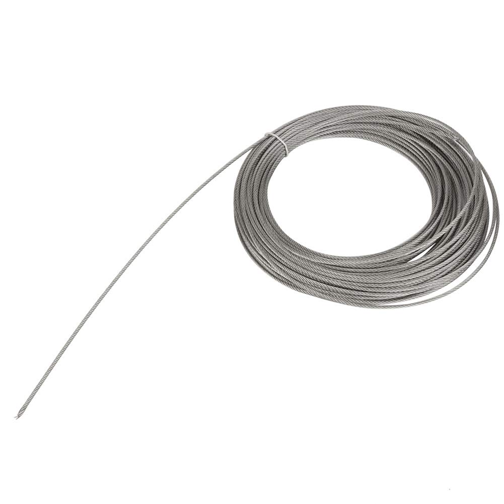 Cavo in Acciaio Inossidabile 304 20 M Filo Metallico 2 mm 2,5 mm 3 mm