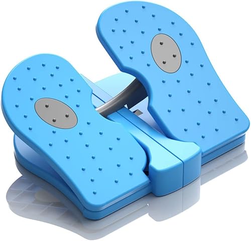 Miniatura 10 de Ejercitador de máquina de escalones para uso doméstico, pedal de escritorio, ejercitador de ciclo, paso a paso pequeño, equipo multifuncional de