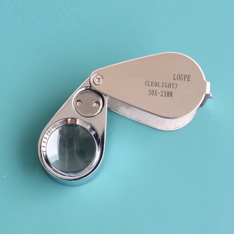 Microscope 30X LED Light Microscope Jewelry Metal Magnifier