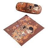 Lieferumfang: 1 x Brillenetui mit Klickverschluss mit Reinigungstuch (14,5 x 17,5 cm) im Geschenkkarton