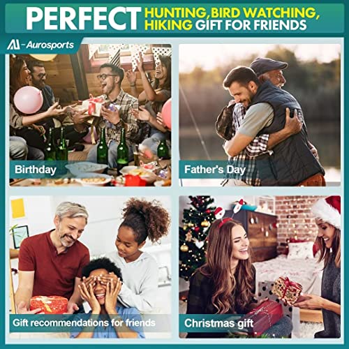 Aurosports 10-30X40 Zoom Monocular - High Power Dual Focus Prism Compact Monoculars For Adults Kids, Lightweight Pocket Monoscope With Bak4 Lens Hiking Hunting Bird Watching Camping Gifts #TOP6