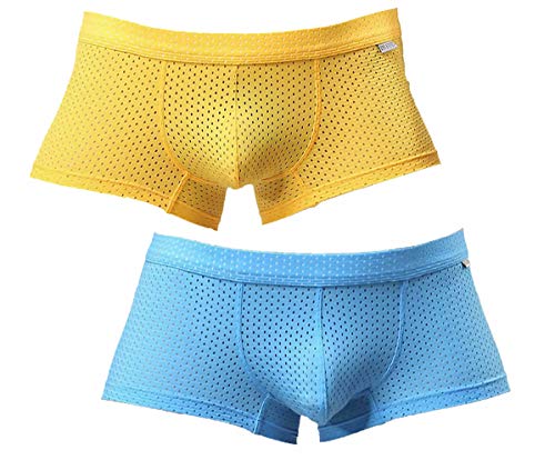 Comfortable Men's Fashion Sports Shorts Mesh Boxer Briefs 1015 - Main Image