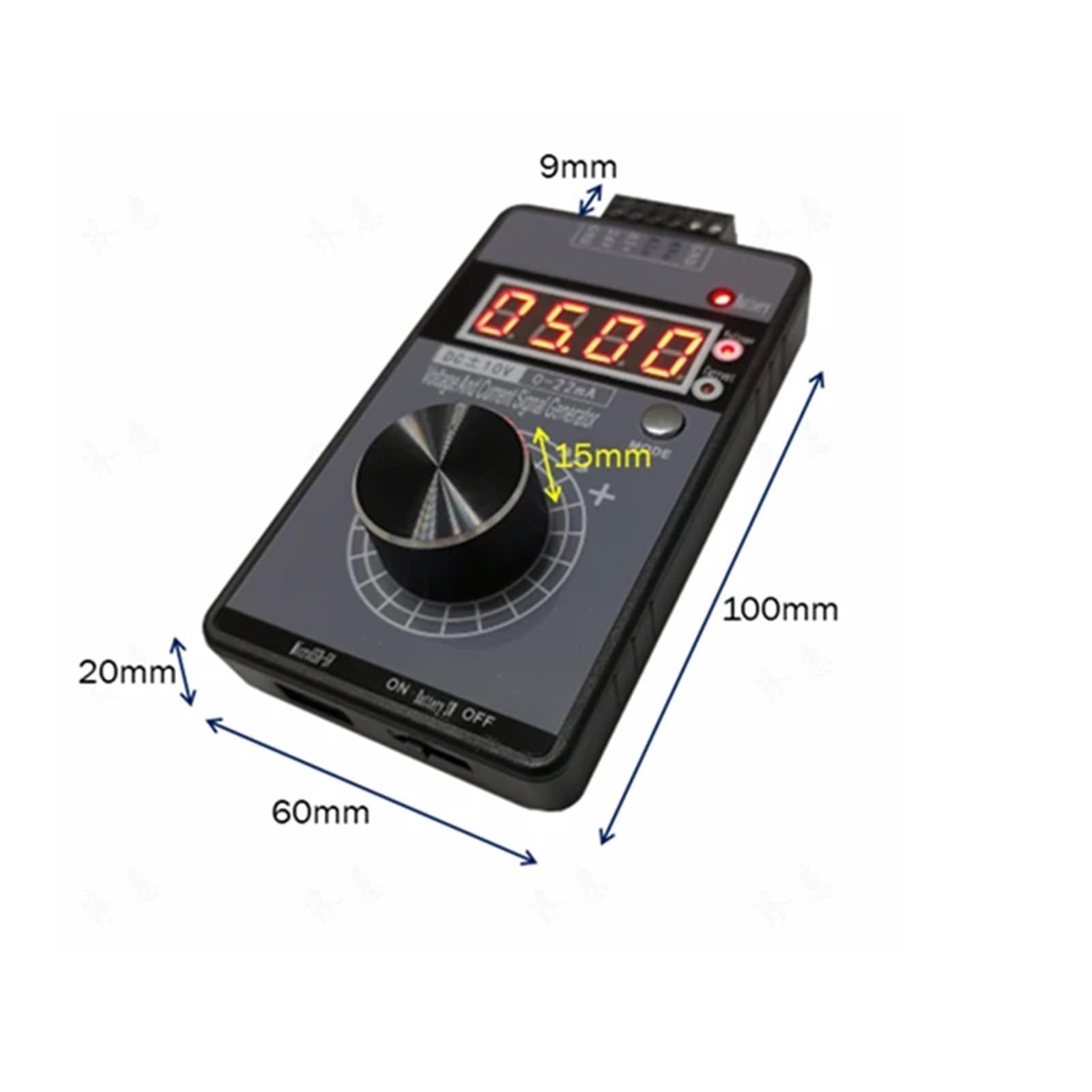 Generador de señal de voltaje digital de 4-20 mA y 0-10 V, transmisor de corriente 0-20 mA (sin batería)