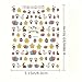 16 Sheets 7 Holiday Nail Art Stickers, Variety Pack All Season Nail Decals for All Year with Tweezers, 3D Self-Adhesive Nail Decoration - with 4th of July Easter Halloween Fall Christmas Valentine