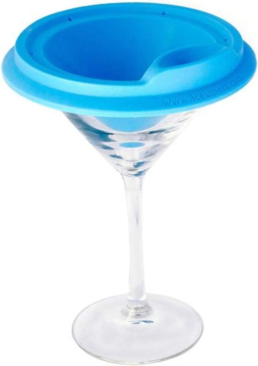 140037M IceLiners Martini Glass and Silicone Mold, 10 ounce, Blue
