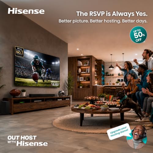 Hisense 75" U6 Pro Series Mini‑LED ULED 4K UHD HDR Gaming AI Smart Fire TV (75U6SF Pro, 2026 New) – Hi-QLED, Native 144Hz, Motion Rate 480, Dolby Vision IQ · Atmos, HDR10+, Glare-Free, Alexa+ - Image 3