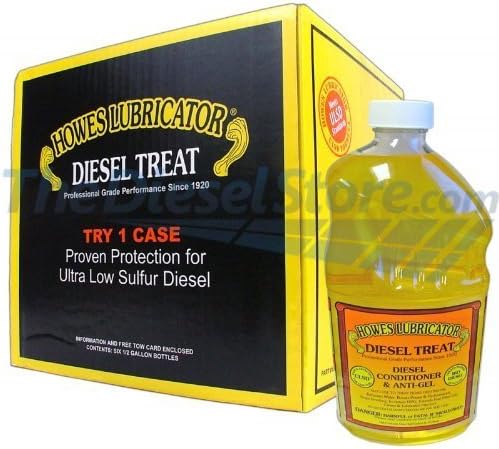 Howes Lubricator Diesel Treat Diesel Conditioner and Anti-gel 1/2 Gallon Case of 6 Treats 250 gallons diesel fuel per Bottle