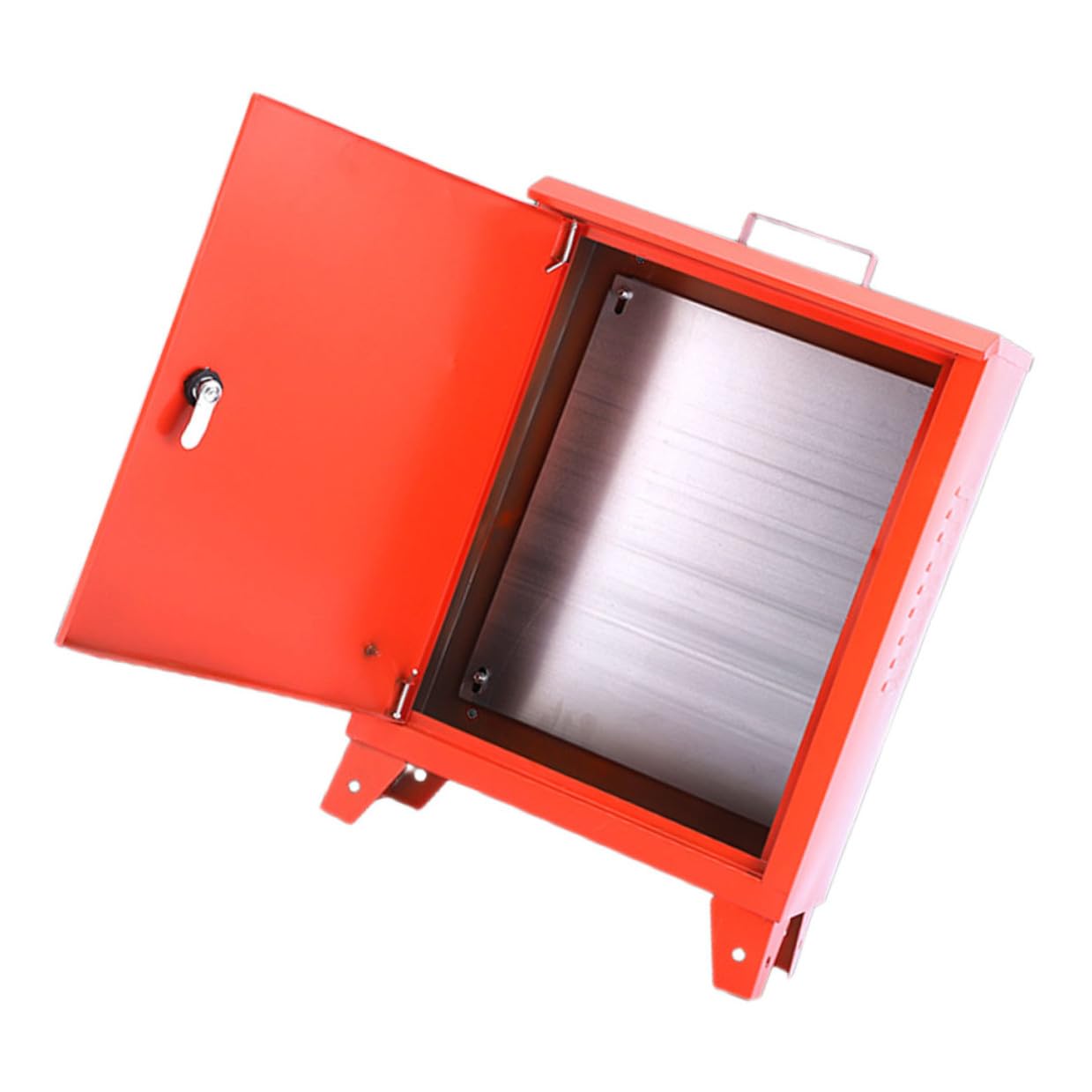 Alipis Weatherproof Outdoor Mobile Power Distribution Box 250x300x180mm with Electrical Panel Box Cover for Construction Site Temporary Electrical Junction