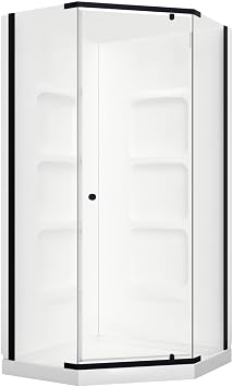 Nevada-36" Black Shower Kit