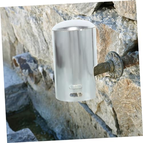 Verrou de robinet extérieur durable en fer argenté - 5