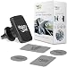 Magnetic Phone Holder for Car By Happy Travelin - Adjustable Universal Air Vent Cell Mount Works With Any Mobile Phone - 6 Strong Magnets Hold Large Phones with Case - Includes 4 Silver Metal Plates