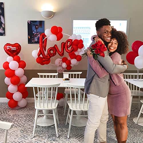 Red Latex Party Balloons, 110pcs Latex Party Balloons Helium Quality for Birthday Graduation Baby Shower Valentines Christmas Wedding Party Decorations (Red) - Image 3