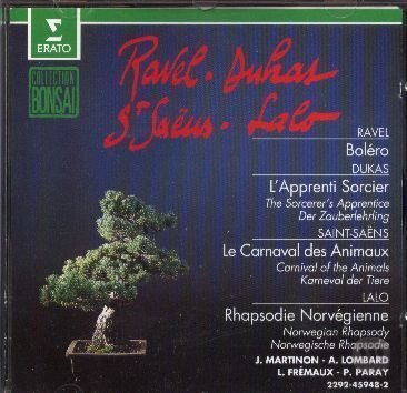 Sorcerer's Apprentice / Bolero [Audio CD] Dukas; Ravel; Martinon and Paray