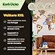 Weltkarte Kork XXL 210 x 105 cm | Umrisse Welt zum Pinnen und als Wanddeko| Tolle CORKWORLD Pinnwand | Detailgenau & Hochwertig | Für Weltenbummler & Vielreisende – Kork