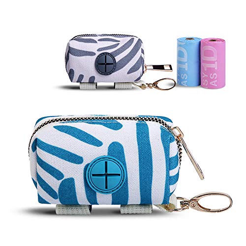 Image of Dog Poop Bag Holder,Pet Waste Bag Dispenser Durable,Portable,Metal Zipper Suitable For Any Leash
