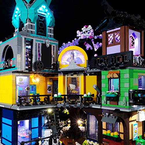 LED-Lichter-Set für LegoCity Gärten, Beleuchtungs-Kit kompatibel mit Lego 71741 (Lego Modell nicht im Lieferumfang… – Bild 6