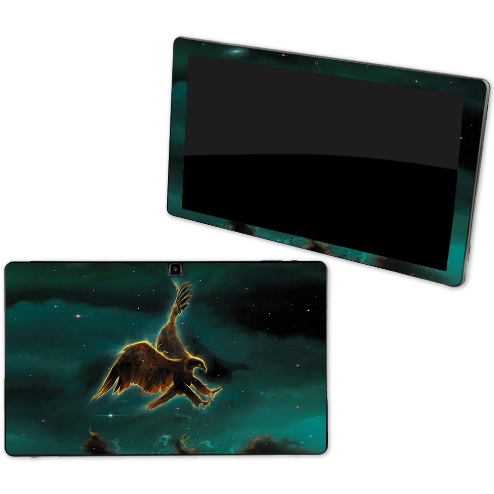 MightySkins Skin Compatible with NuVision Supreme 1001 Tablet - Eagle Galaxy | Protective, Durable, and Unique Vinyl Decal wrap Cover | Easy to Apply, Remove, and Change Styles | Made in The USA