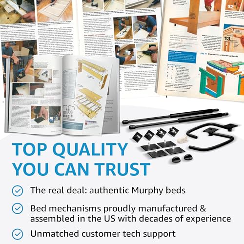 Create-A-Bed Full Size Deluxe Murphy Bed Kit, Horizontal by Create-A-Bed - Used condition - Image 7