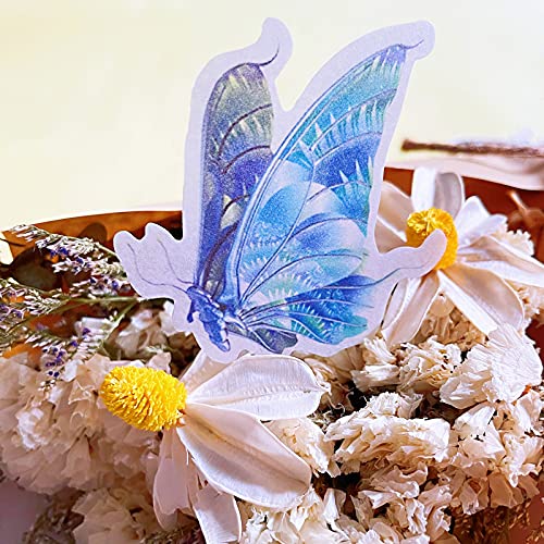 Maxleaf 180Pcs Multi-Colored Vintage Plants Flowers Mushroom Butterflies Collection Washi Stickers For Decoration Planners Scrapbook Laptops (Butterfly Flower Bird Mushroom) #TOP4